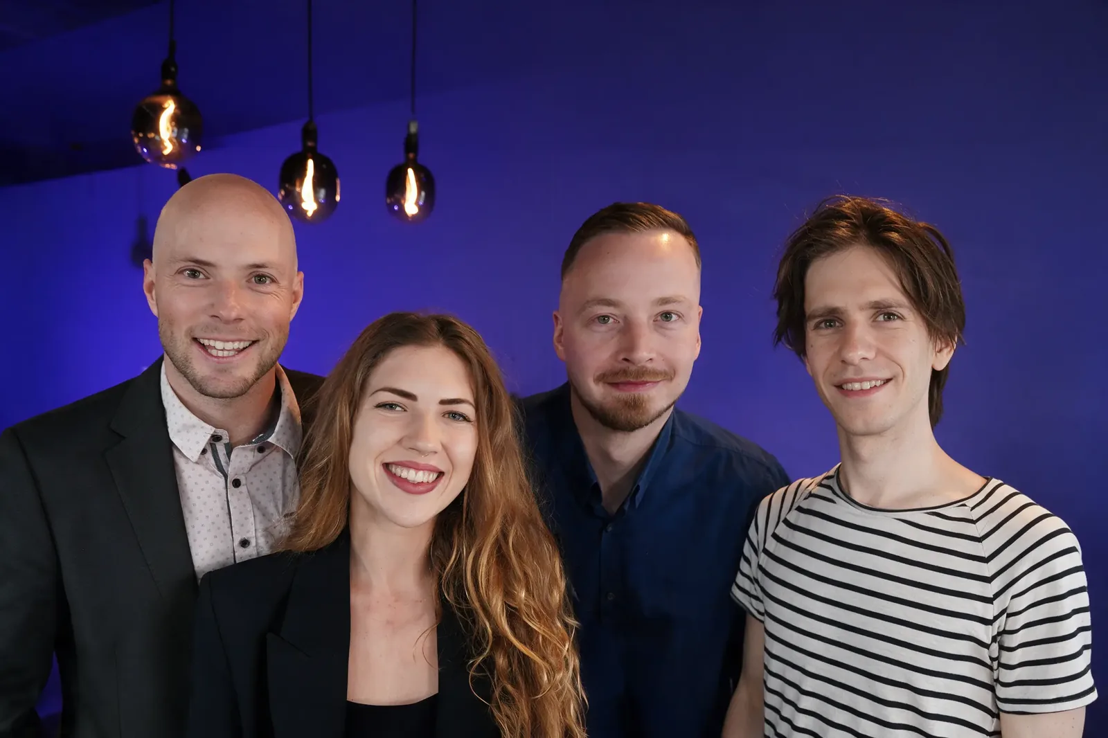 Das Team von BOOST LAB: Stefan Christen, Dorothée Baumann, Jasmin Fazlji und Martin Linsi